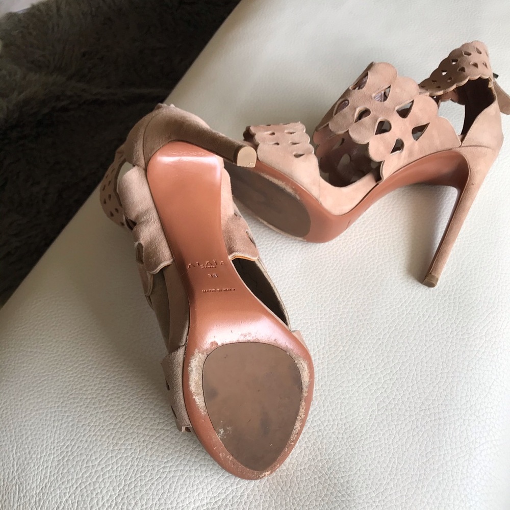 ALAIA Paris Suede Pamps s38 Made inITALY - Picture 5 of 8